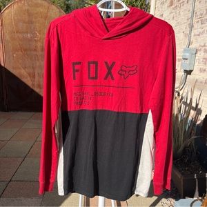 Fox Racing Long Sleeve Hooded TShirt - Size Medium 
Size Estimated *